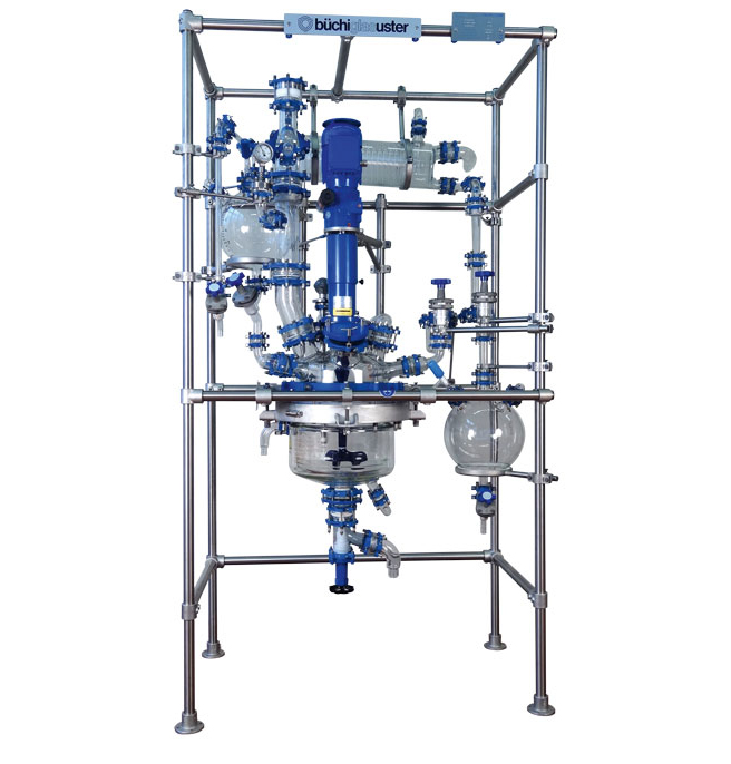BR30 Basic Glass Jacketed Reactor with Distillation